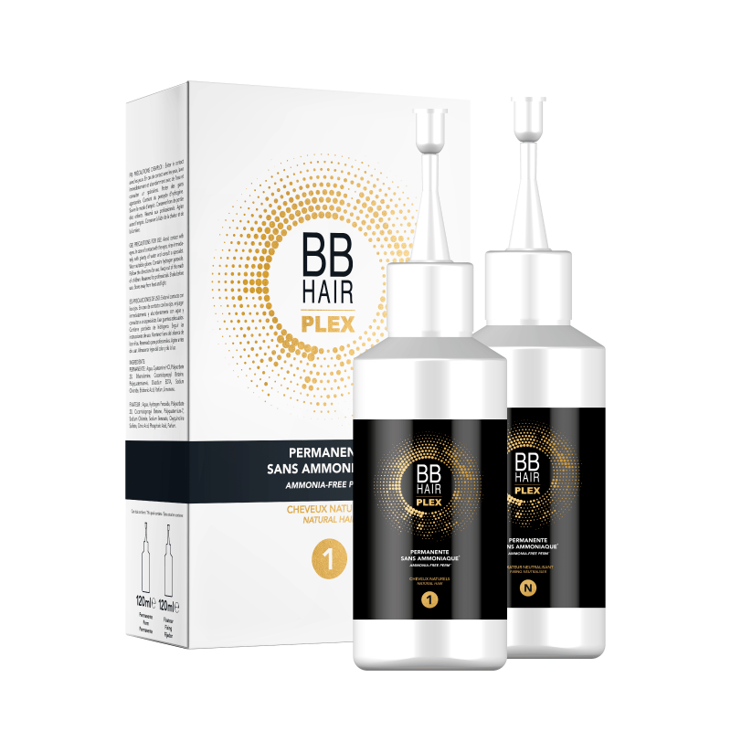 BBHair Plex permanente N°1 Natural sem amônia 120+120ml